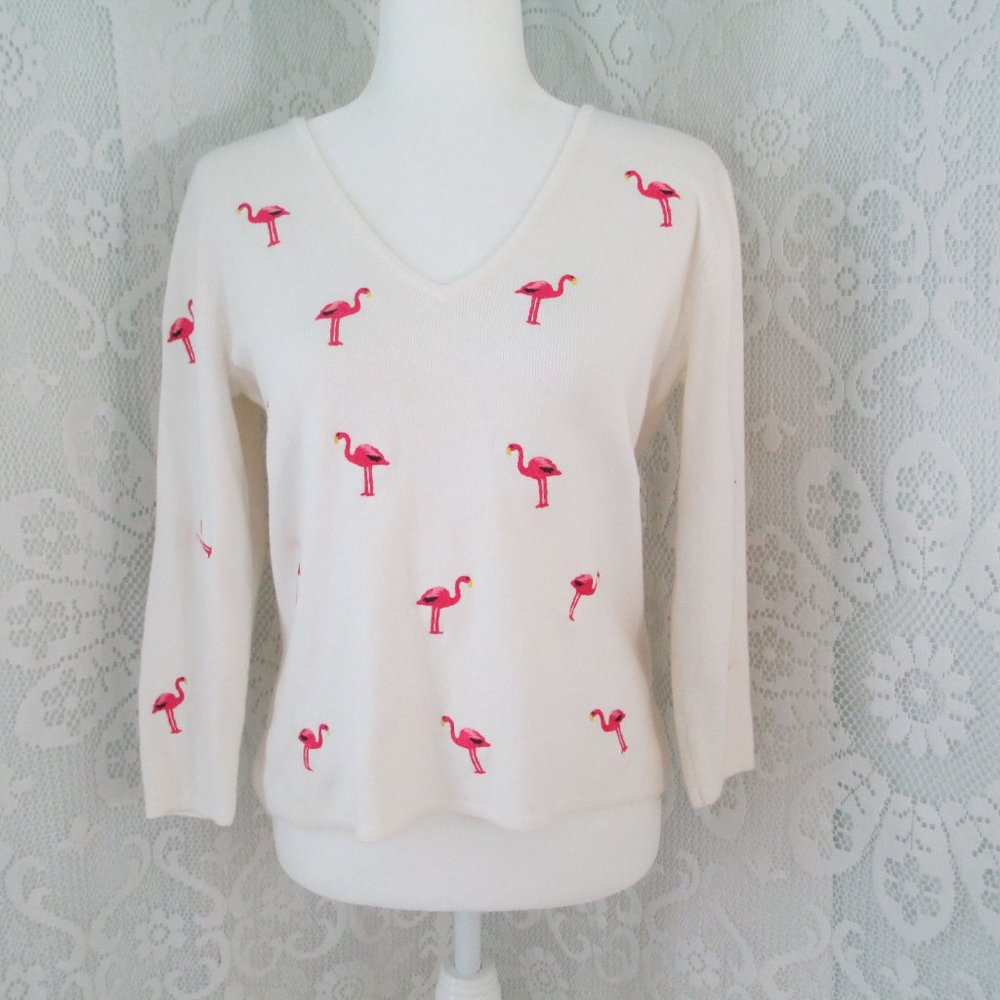 Flamingo Design Sweater - Picture 8 of 8